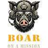 Wild boar on a mission