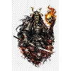 Flameskull Samurai