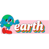 Earth Joy Retro Cartoon Tee Print