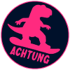Kinder Wintersport Snowboarding Dinosaurier