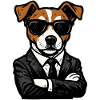 Jack Russell Terrier Suit Sunglasses Gift