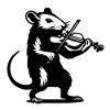 Violin Playing Rat
