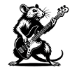 Bassrat in rock groove
