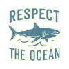 Respect The Ocean Vintage Shark Conservation