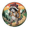 Joyeuse randonnée Aventure de Ratons Laveurs