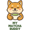 Matcha Buddy Shiba – Grinning Cup Hero