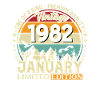 44e anniversaire millésime janvier 1982