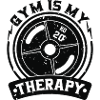 Weight Plate Therapy Gym Motif