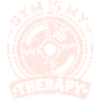 Gym is my therapy – weight plate