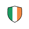 Ireland Coat Shield Football Motif