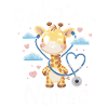 Girafe pédiatrique avec stéthoscope