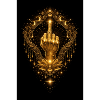Golden Middle Finger - Golden Defiance
