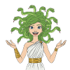 Medusa, the goddess from Greek mythology