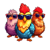 Funny Chickens Chicken God