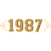 Légende depuis 1987 rétro 1987
