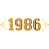 Legend since 1986 retro 1986