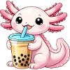 Bubble Tea Dragon Charm