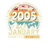 21e anniversaire Millésime janvier 2005
