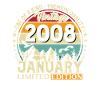 18e anniversaire Millésime de janvier 2008