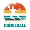 Retro Sunset Dodgeball Day