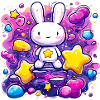 Weltraumstern Bunny