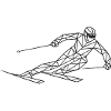 Geometric Ski Racer