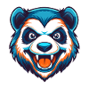 Savage Panda Esports Mascot Logo