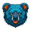 Fierce Koala Esports Mascot Logo