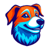 Happy Dog Esports Mascot Logo