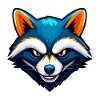 Fierce Raccoon Esports Mascot Logo