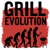Grill Evolution Funny Grill Master Saying
