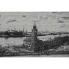 Hamburger Hafen Pegelturm retro