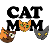 Three Cat Faces in Bold Palette