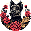 Terrier Rose Circle