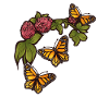 Monarch Bloom Garden