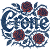 George Roses avec vignes épineuses