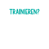Strichmännchen WARST DU TRAINIEREN LUSTIG