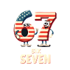 US Flag 67 Memes Six Seven