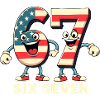 US Flag 67 Memes Six Seven