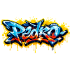 PEDRO-GRAFFITI-NAME FÜR PERFEKTES GESCHENK DRUCKBAR