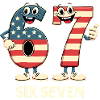 US Flag 67 Memes Six Seven