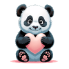 Panda Herzenstafel