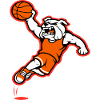 Bulldog Basketball Slam Dunk Mascot