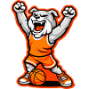Bulldog Basketball Victory Mascot