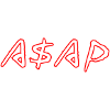 ASAP Neon Sketch Red