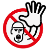 Warnzeichen / Warnung / Verbot (Symbol / 3C)