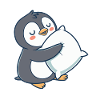 Pastel Cuddly Penguin