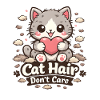 Cat Hair Don't Care Motif