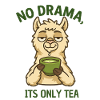 No Drama Alpaca Tea Time