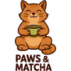 Paws & Matcha Cat